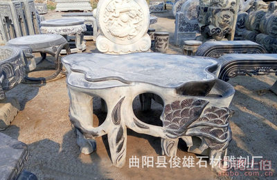 匠心獨(dú)運(yùn)，點(diǎn)石成景 曲陽(yáng)俊雄石材雕刻廠青石石雕的藝術(shù)與實(shí)用之美